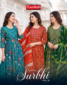 Taniksh surbhi vol 2 anarkali kurti online wholesaler